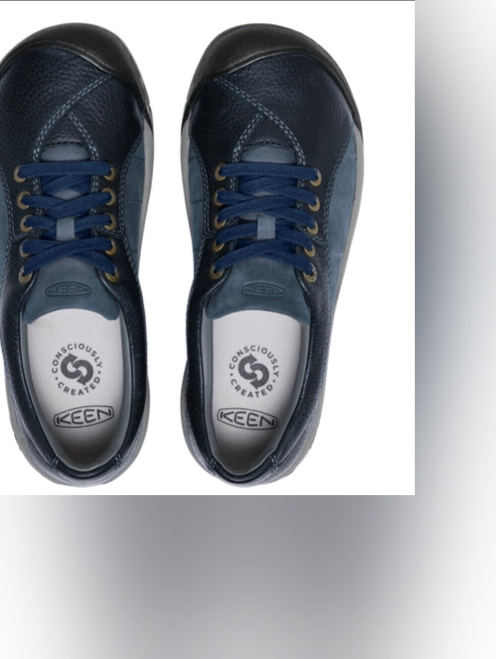 KEEN Presidio Women’s Leather Walking Shoes – Naval Academy/Dark Navy – NIB - Picture 5 of 7